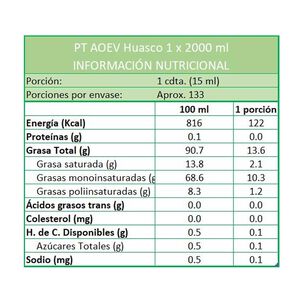 Aceite De Oliva Extra Virgen Huasco 1 X 2000 Ml