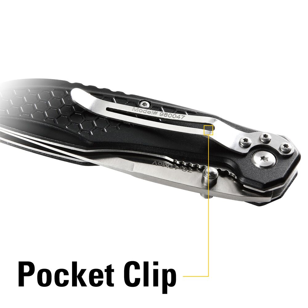 Cuchillo Navaja Plegable Cat 980047 Tanto image number 3.0