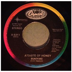 A Taste Of Honey - Sukiyaki | 7" Single Vinilo Usado