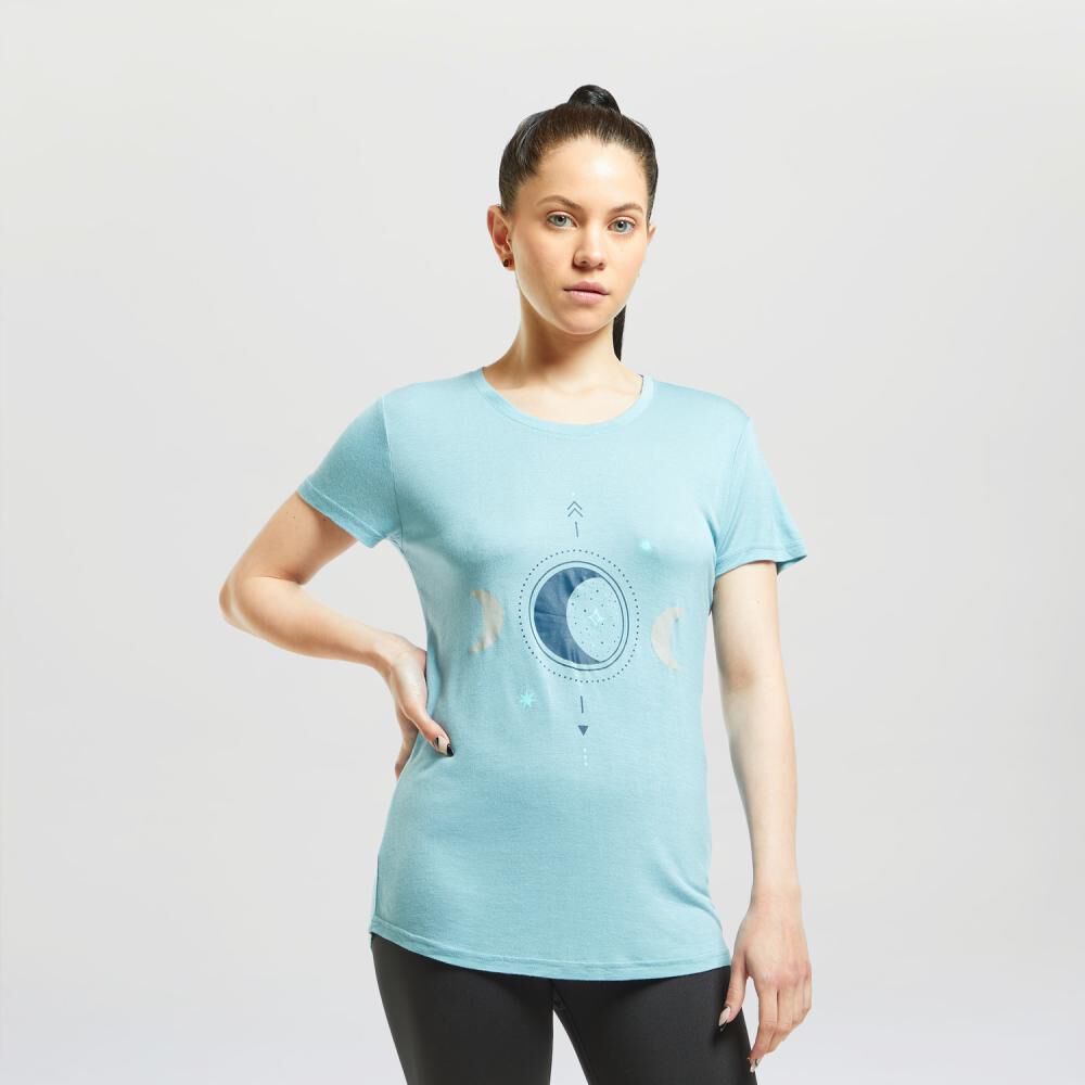 Polera Deportiva Manga Corta Mujer Wetland image number 0.0
