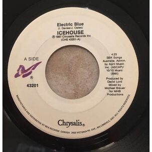 Icehouse - Electric Blue | 7" Single Vinilo Usado