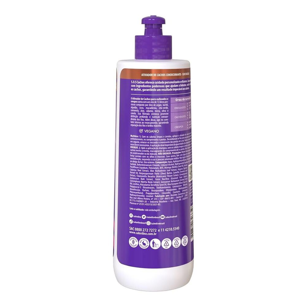Sos Activador Super Oleos Nutritivo 300ml Salon Line image number 1.0