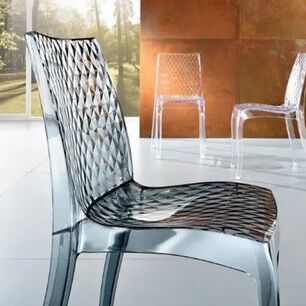 Silla Diamante Reyplast Negra