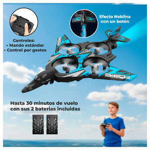 Avion Dron Volador Control Manó Y Control Remoto Niño