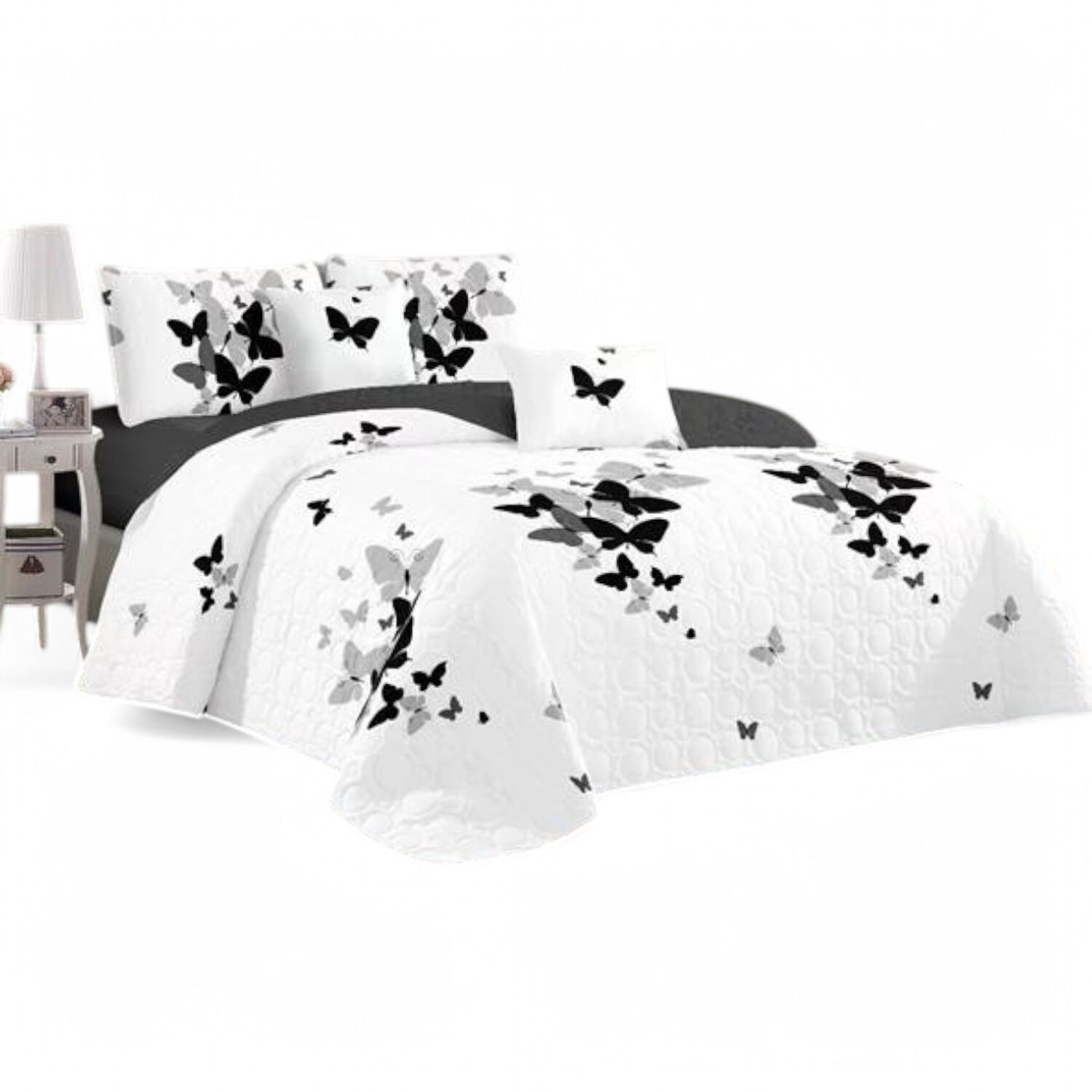 Cubrecama De Verano 1.5 Plazas Quilt + 1 Funda De Almohada Cobertor Delgado Qvr1-52 image number 0.0