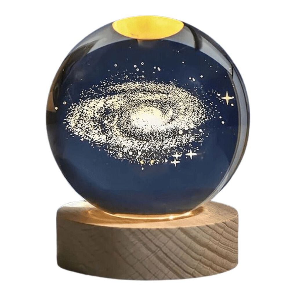 Luz Nocturna Bola De Cristal Planetario image number 0.0