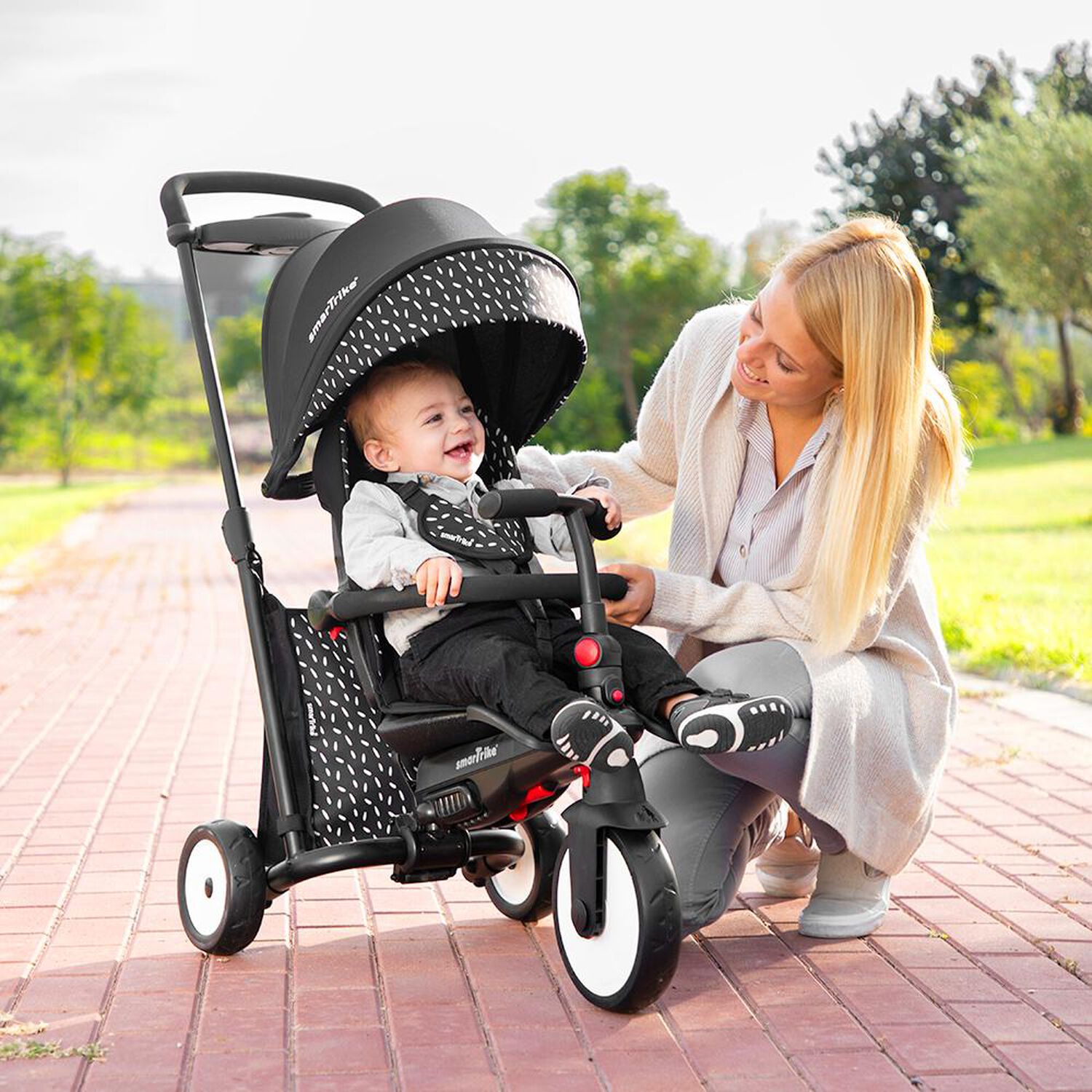 Triciclo Inteligente Str 5 Black & White Smart Trike image number 3.0
