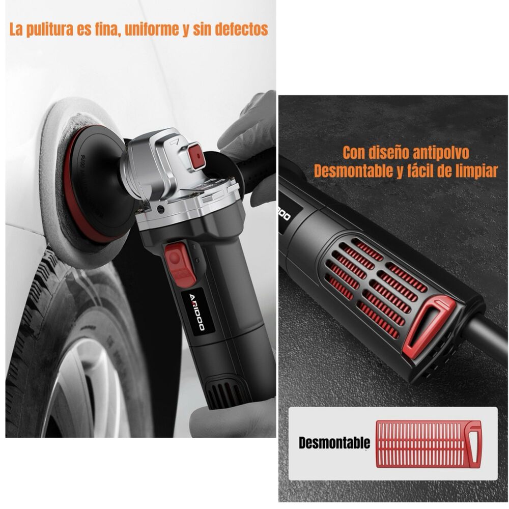 Esmeril Angular El&eacute;ctrico 850w Con Discos M&aacute;s Accesorios image number 3.0