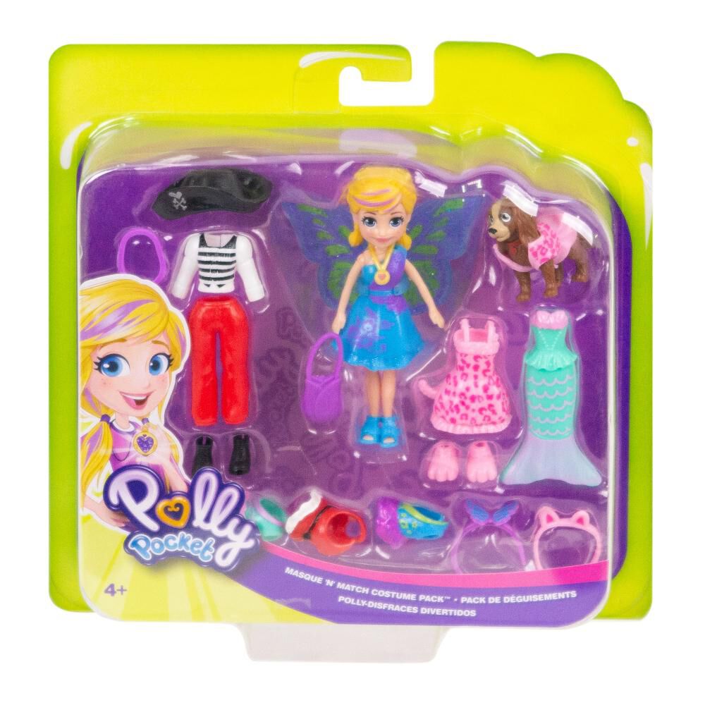 Accesorios Muñeca Polly Pocket Pack Disfraces image number 5.0