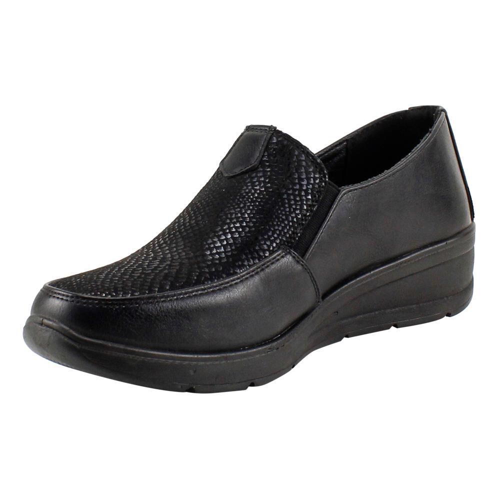 Mocasín Mujer New Walk Black image number 2.0