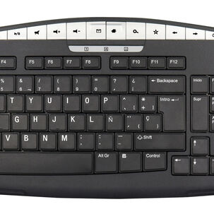 Teclado Multifuncional Maxell Kb-100 Conector Usb Negro
