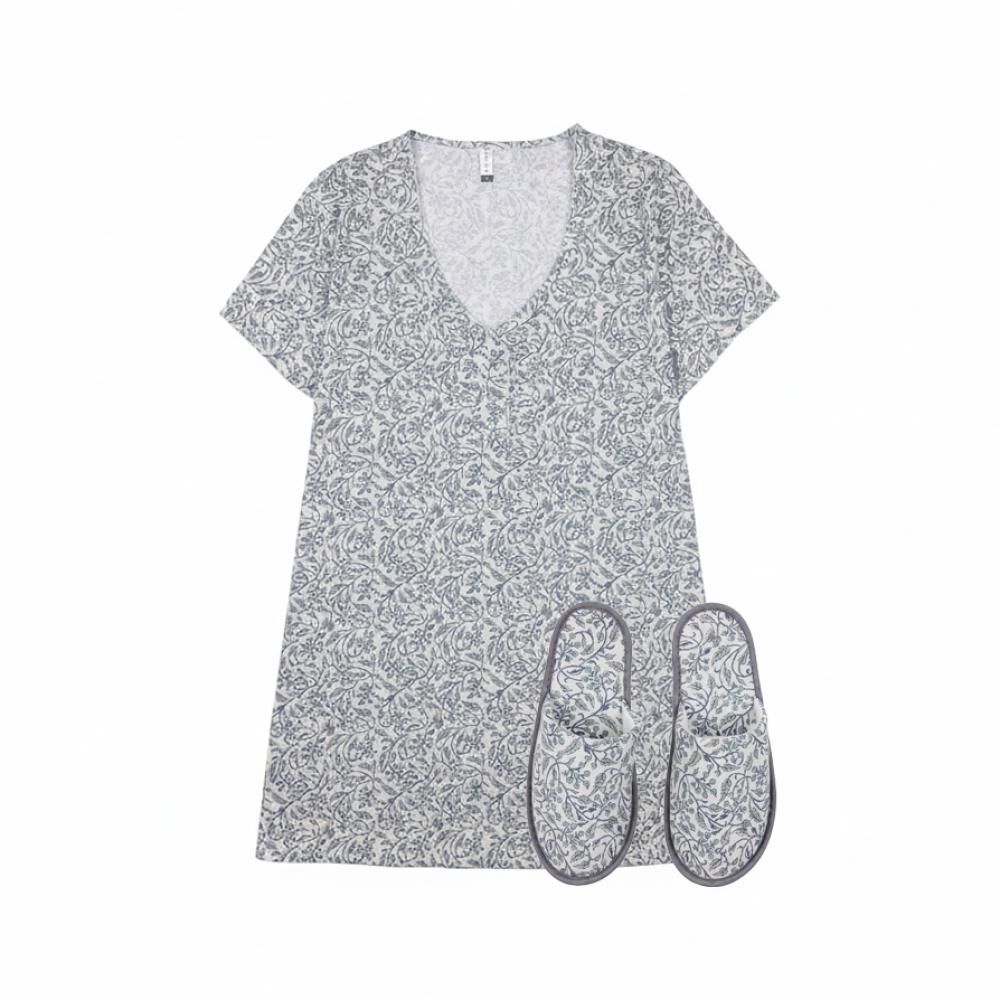 Camisola Mujer Lesage + Pantuflas image number 0.0