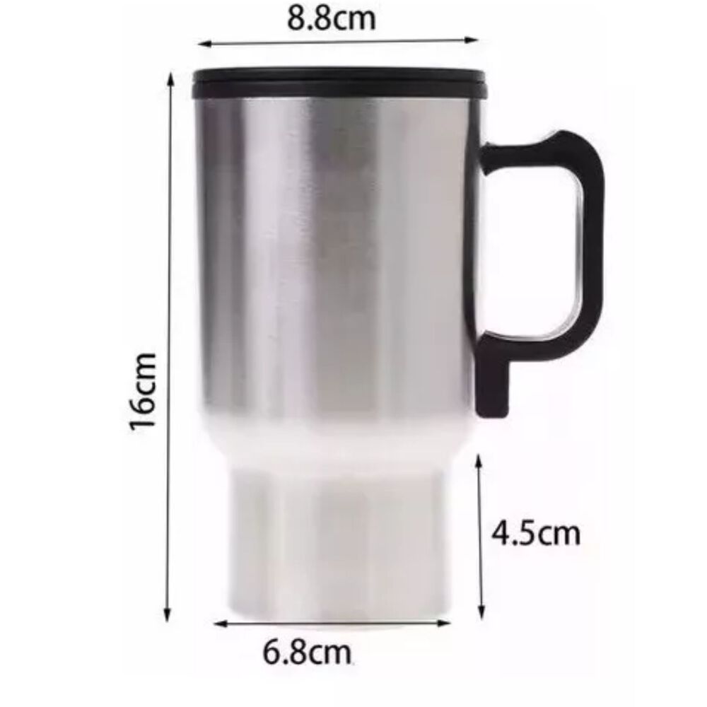 Tazón Mug Termo Eléctrico Calentador Auto Portátil Taza 12v image number 2.0