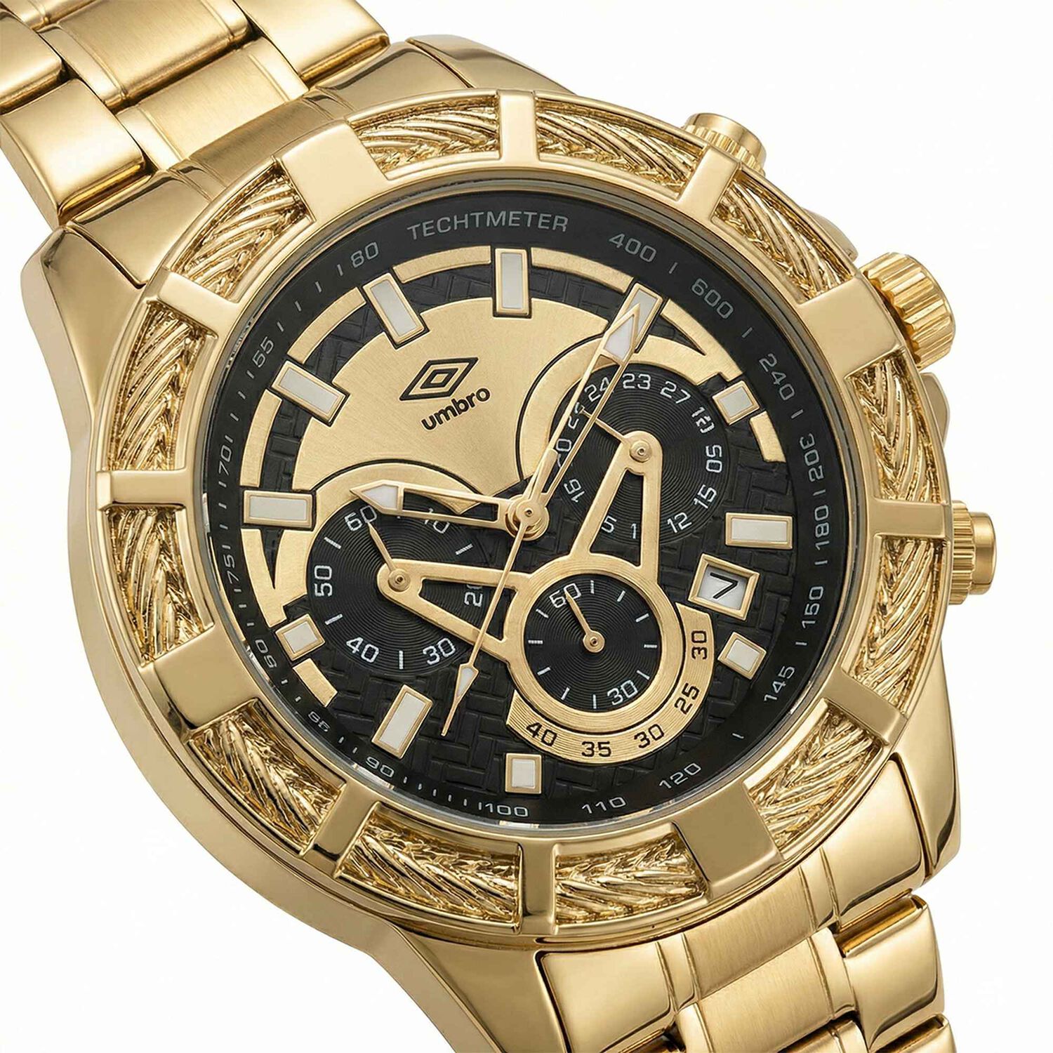 Reloj An&aacute;logo Hombre Umbro Plus Dorado Umbp-1500-67 image number 2.0