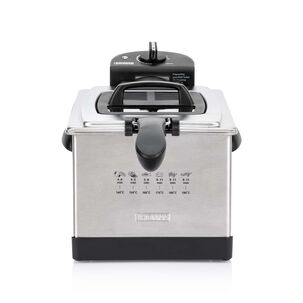 Freidora El&eacute;ctrica Thomas Thdf500 5 Litros 1950w Freidora De Aceite Acero Inoxidable Regulador De Temperatura Hasta 190 Tapa Con Ventana Y Filtro Can