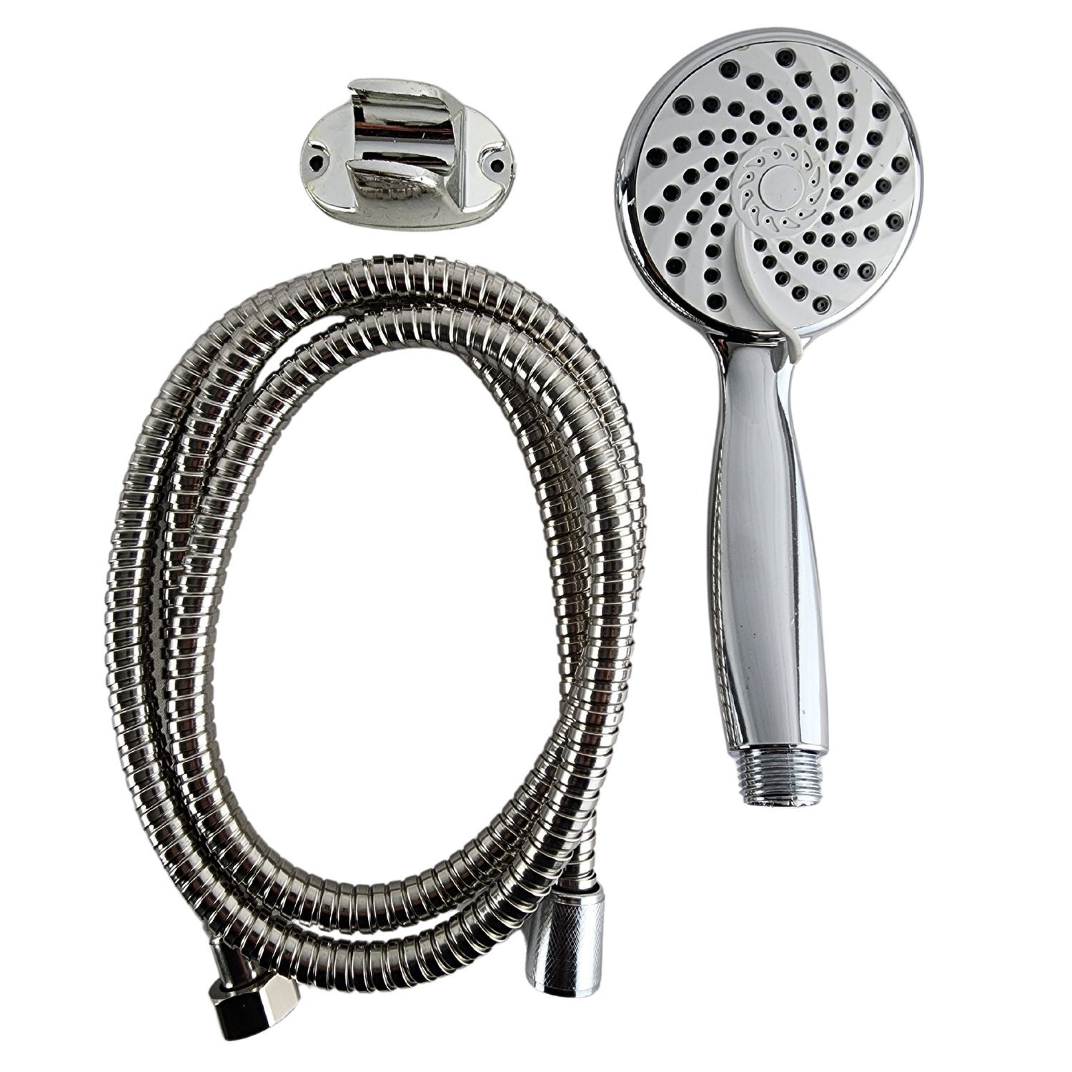 Juego Ducha Espiral Premium Con Base Manguera 150cm image number 0.0