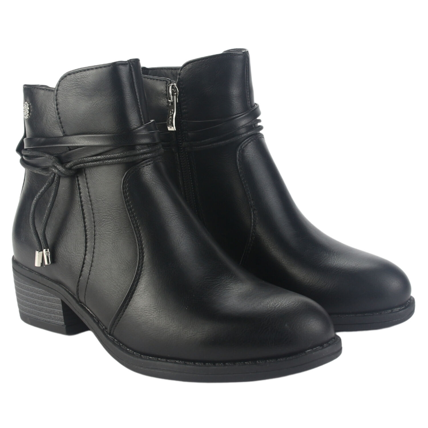 Botin Chalada Mujer Trosi-1 Negro Casual image number 4.0