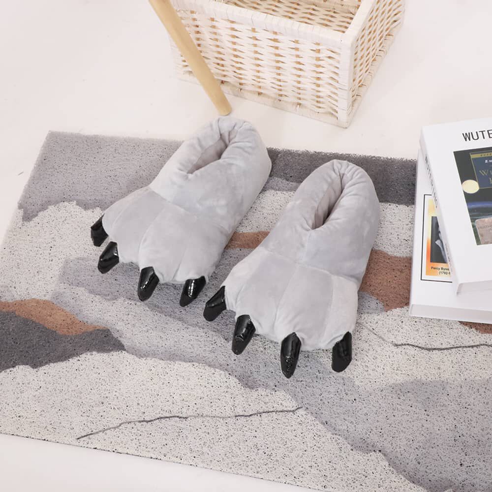 Pantuflas De Garra De Monstruo Suaves Y C&aacute;lidas Oso image number 2.0