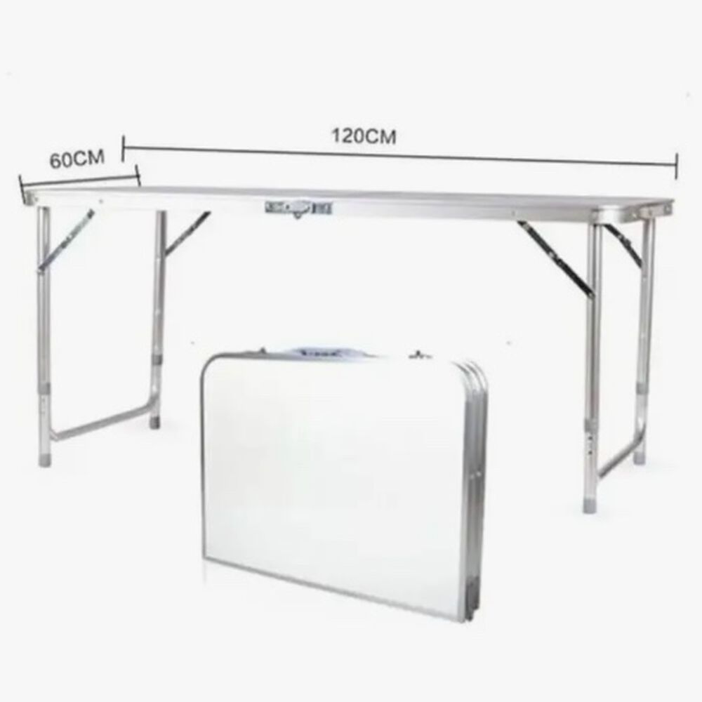 Mesa Plegable Blanca Transportable image number 2.0