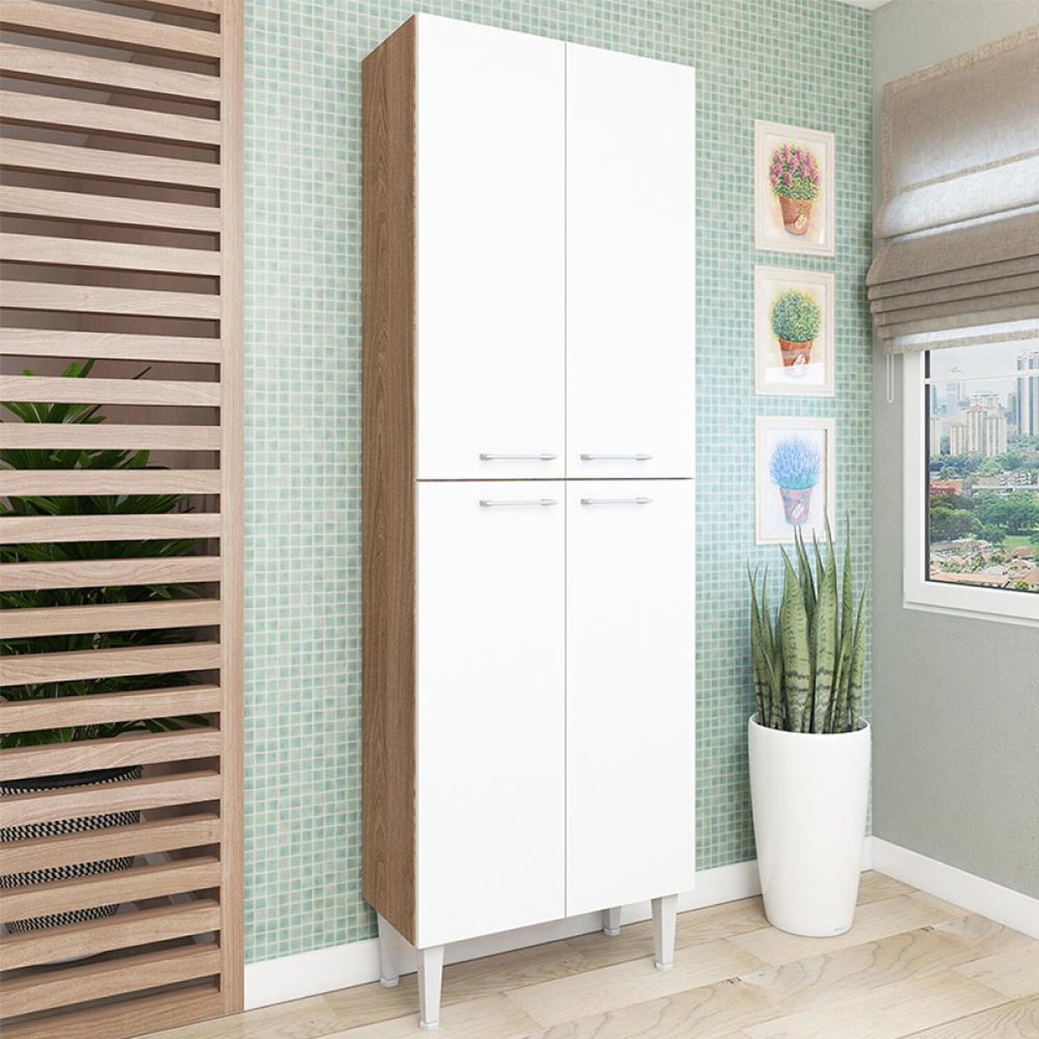 Mueble De Cocina Vekkahome Emi / 2 Puertas image number 0.0