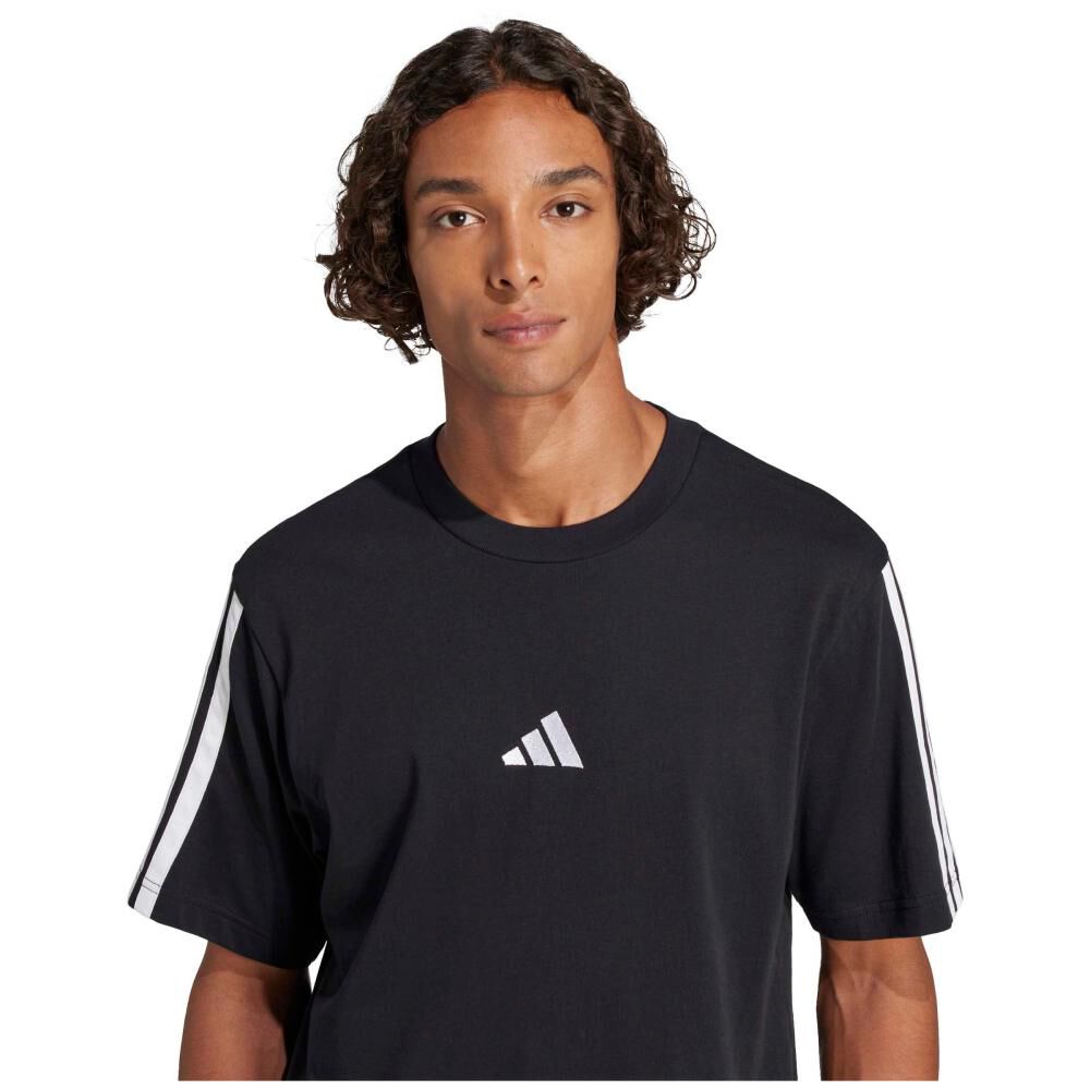 Camiseta Essentials Single Jersey 3 Bandas Adidas image number 4.0
