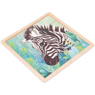 Puzzle Cebra Madera