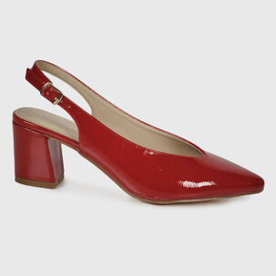 Zapato Yvonne Rojo