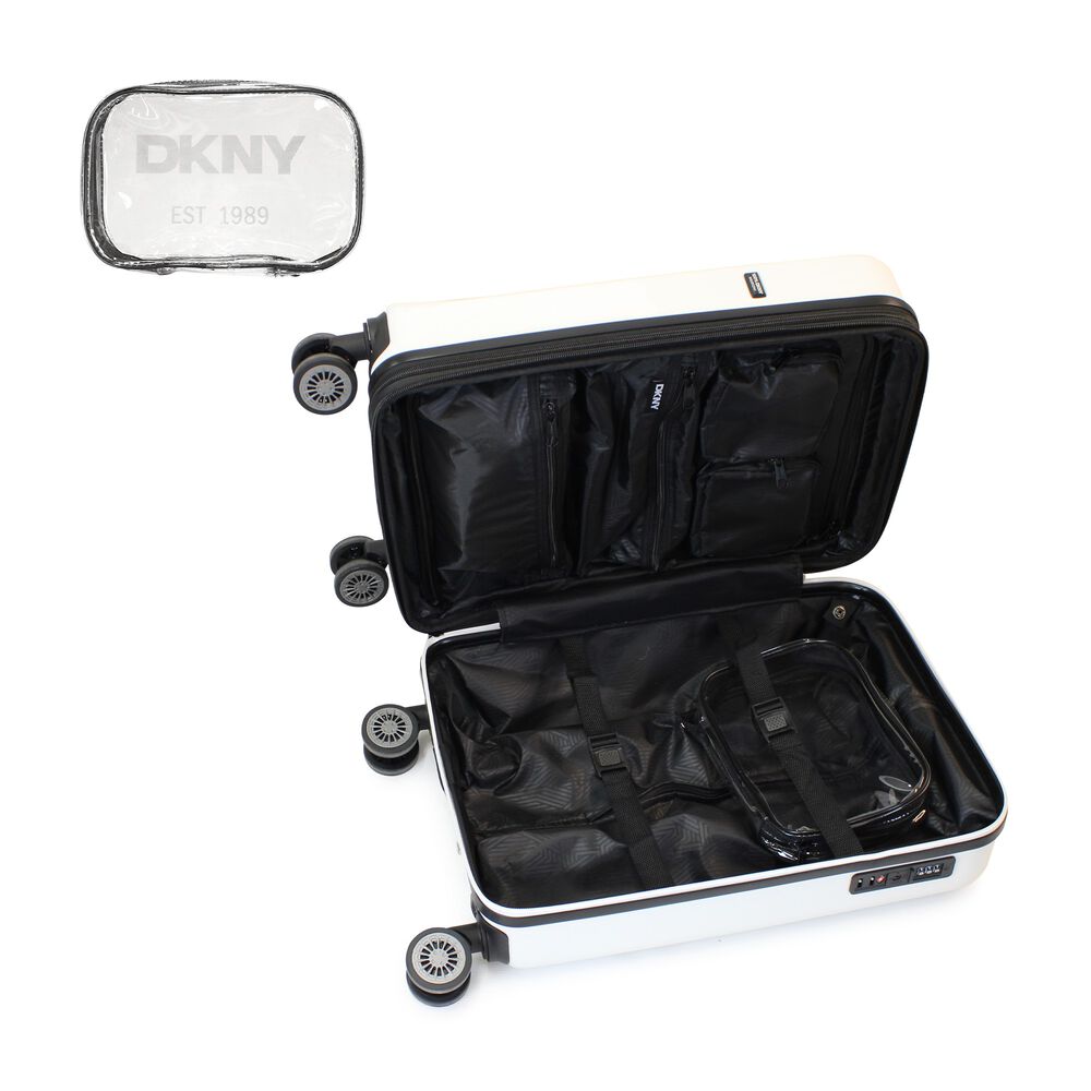 Pack 2 Maletas Donna Karan Luxe S 10kg + L 23kg Blanco Dkny image number 3.0