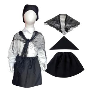 Traje T&iacute;pico Chilote Infantil Para Ni&ntilde;as Chile