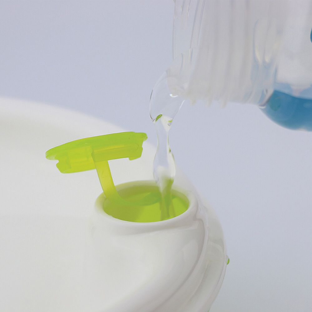 Plato Con Tapa Para Microonda Verde Pppl0027 image number 1.0