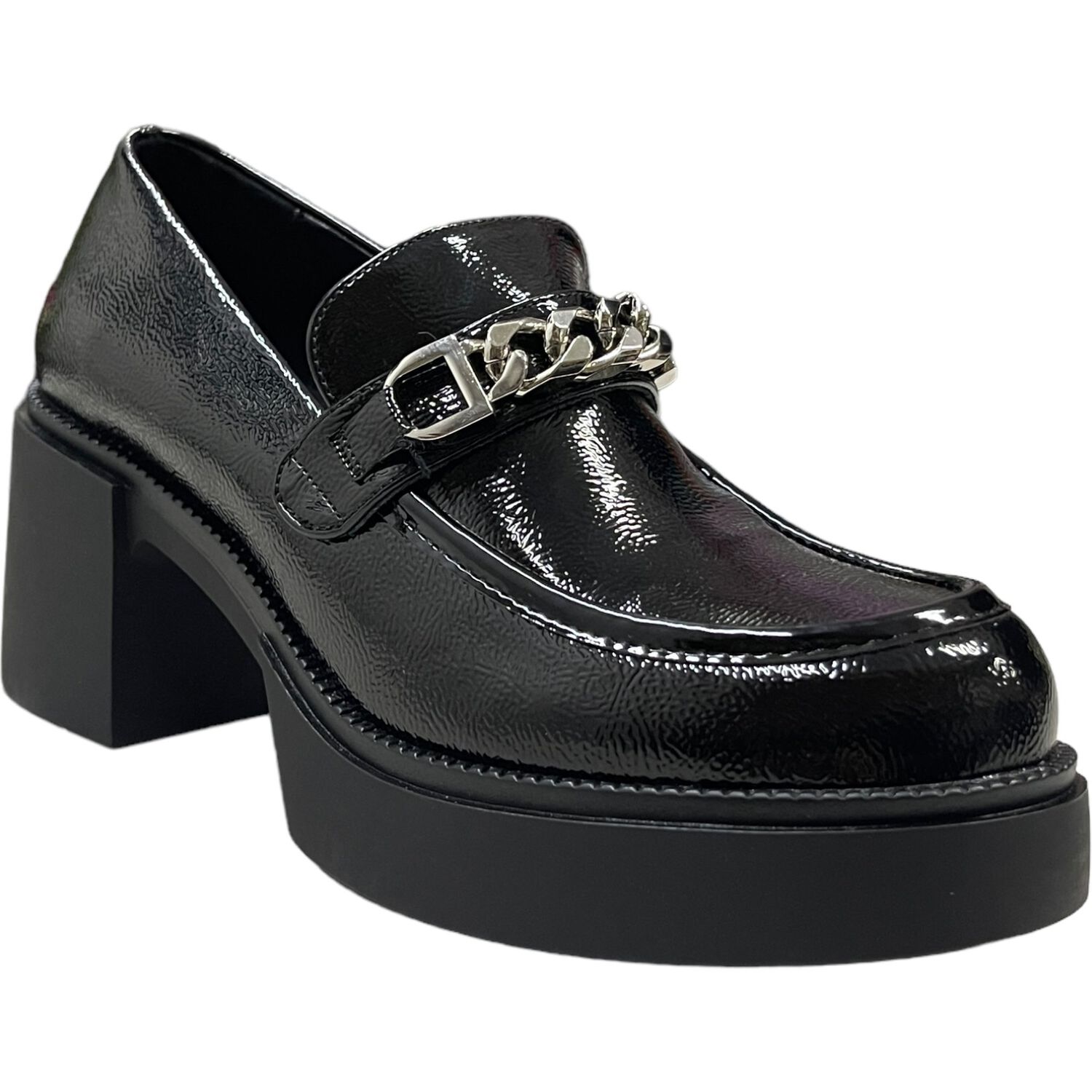 Mocasin Mujer Negro Amsterdam Detogni image number 1.0