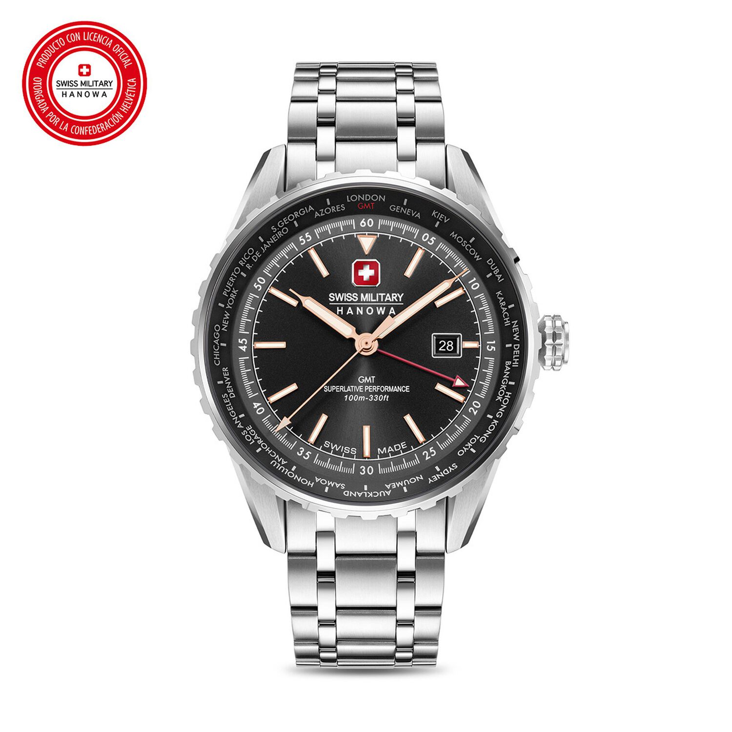 Reloj Hombre Swiss Military Hanowa Plateado Smwgh0003203 image number 0.0