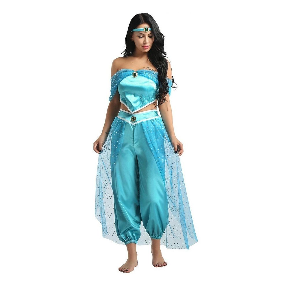 Disfraz Princesa Jasmine Jazmin Aladdín Cosplay image number 0.0