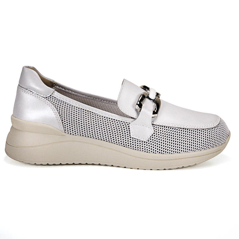 Mocasín Cuero Zully Blanco image number 1.0
