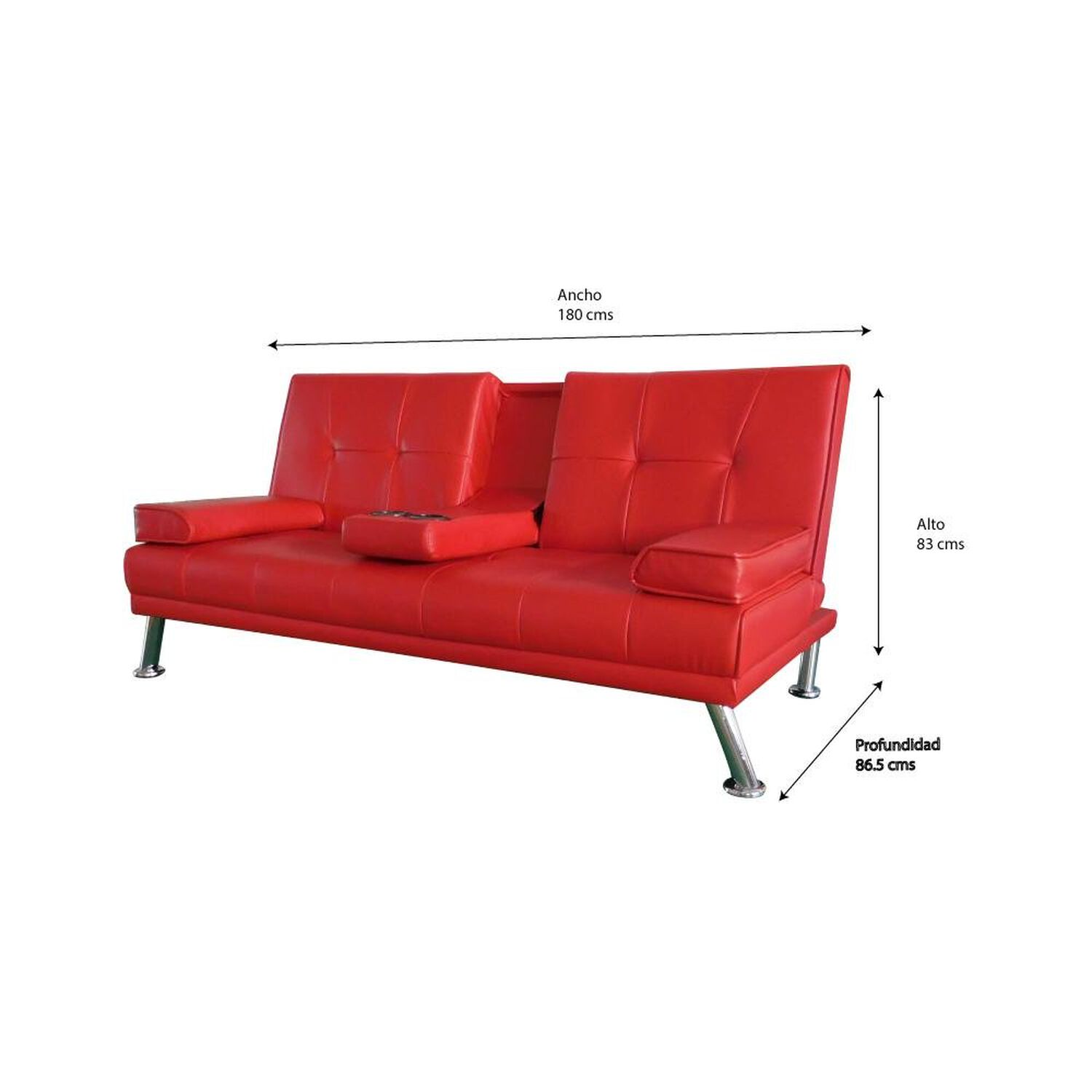 Futon Idetex Lounge / 3 Cuerpos image number 2.0