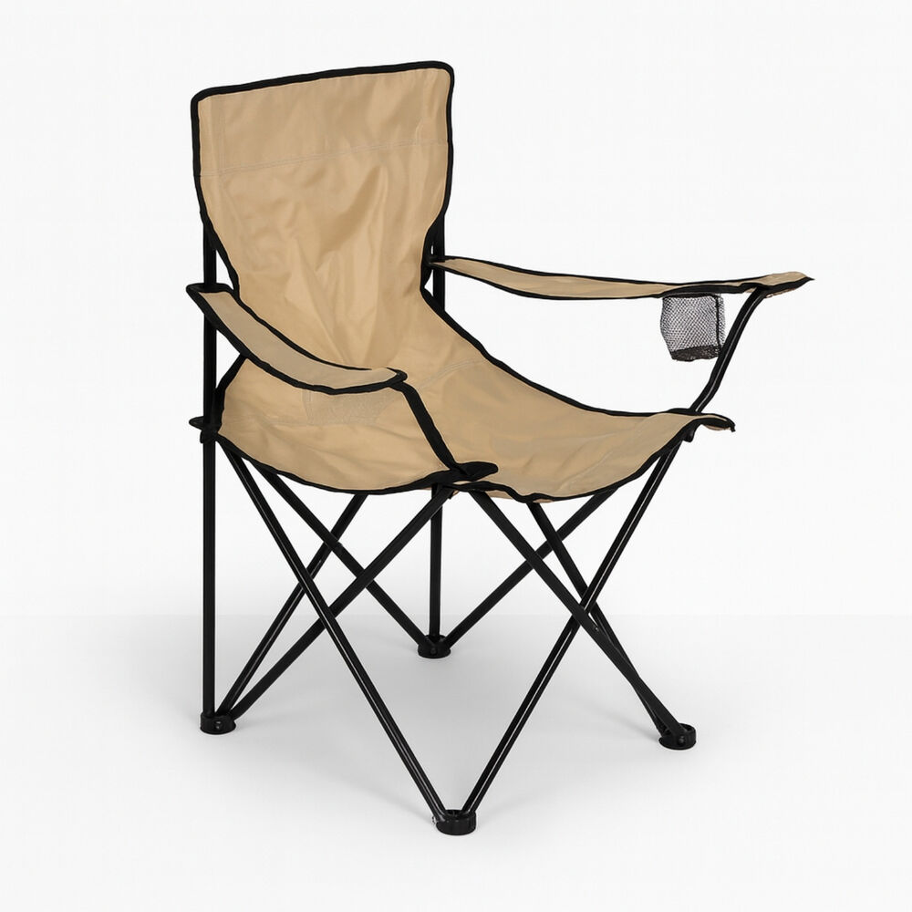 Silla Plegable Camping Villarrica Beige image number 0.0