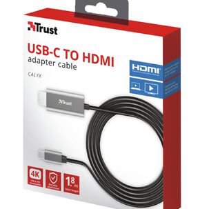 Cable Hdmi A Usb C Trust Calyx 4k Profesional 1.8m Hz