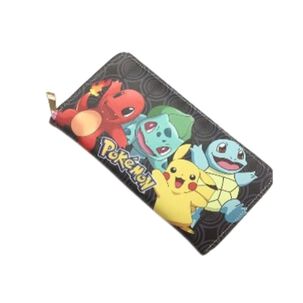 Billetera Mujer Equipo Pokemon- Pikachu Squirtle Charmander