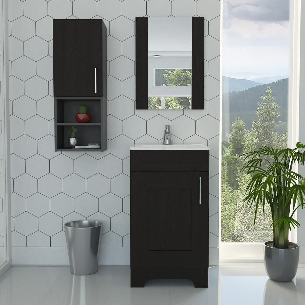 Botiquin + Mueble Lavamanos + Optimizador My Bath - Wengue Tuhome image number 1.0