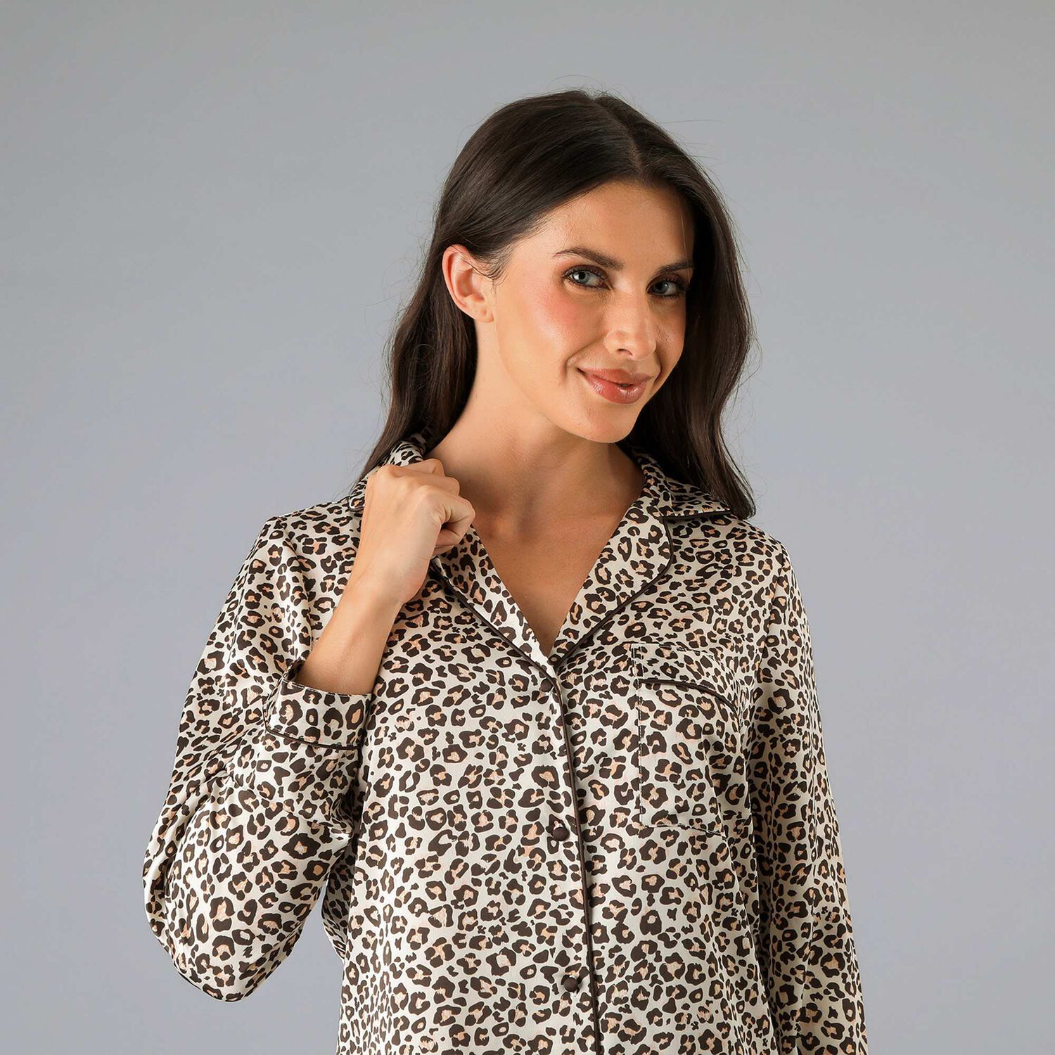 Camisero Satin Print Flores Mujer 33952-245 image number 2.0