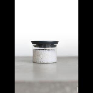 Contenedor De Vidrio Apilable 0,3 Lt Dark Grey
