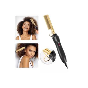 Peine Cepillo Alisador Profesional Gold Ceramic Unisex