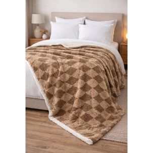 Frazada Sherpa Azhome Jacquard / King