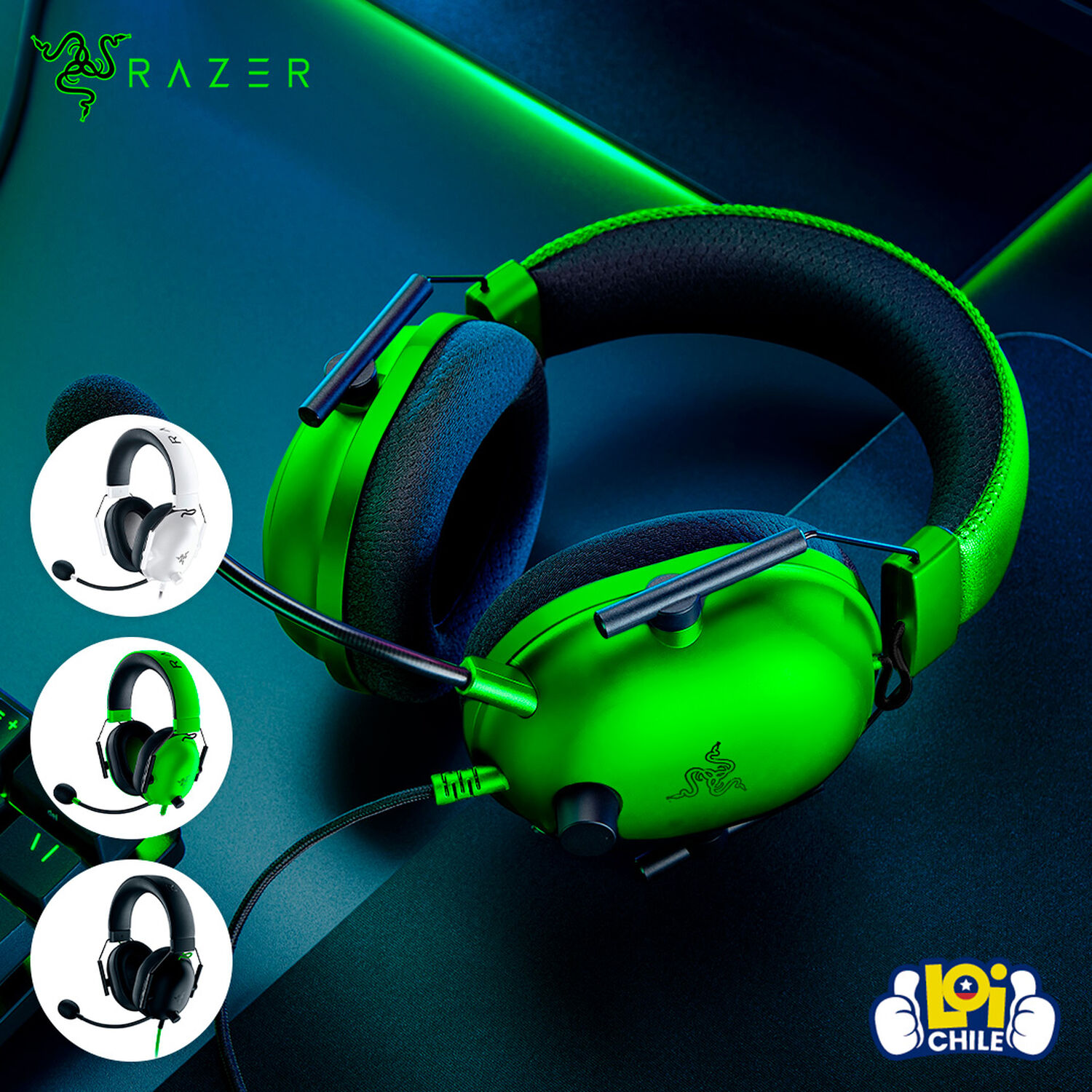 Aud&iacute;fonos Gamer Razer Blackshark V2 X Green image number 7.0