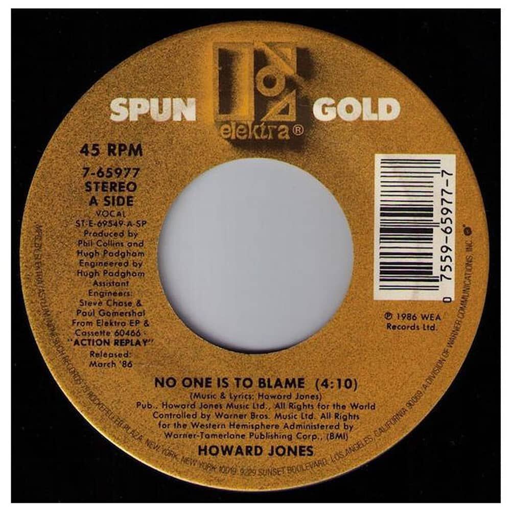 Howard Jones - No One Is To Blame | 7" Single Vinilo Usado image number 0.0
