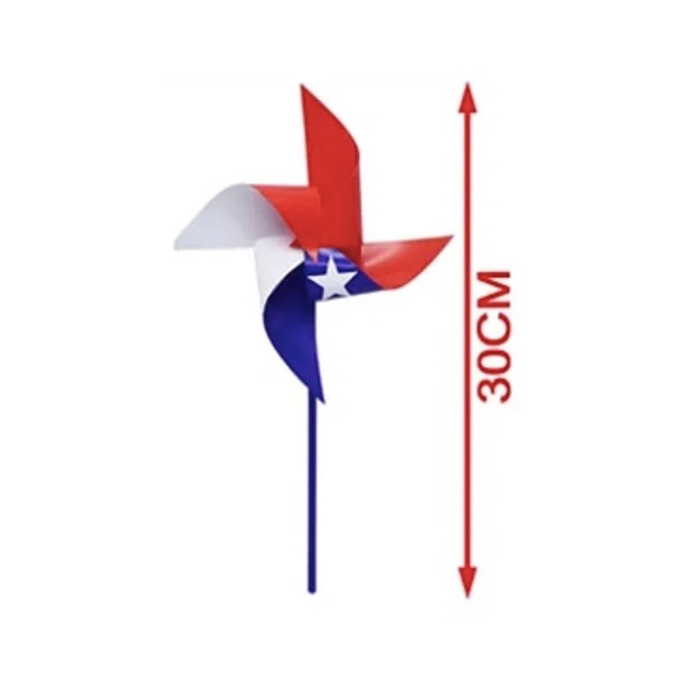 Remolino Bandera Fiestas Patrias X 36 Cotill&oacute;n Activarte image number 2.0