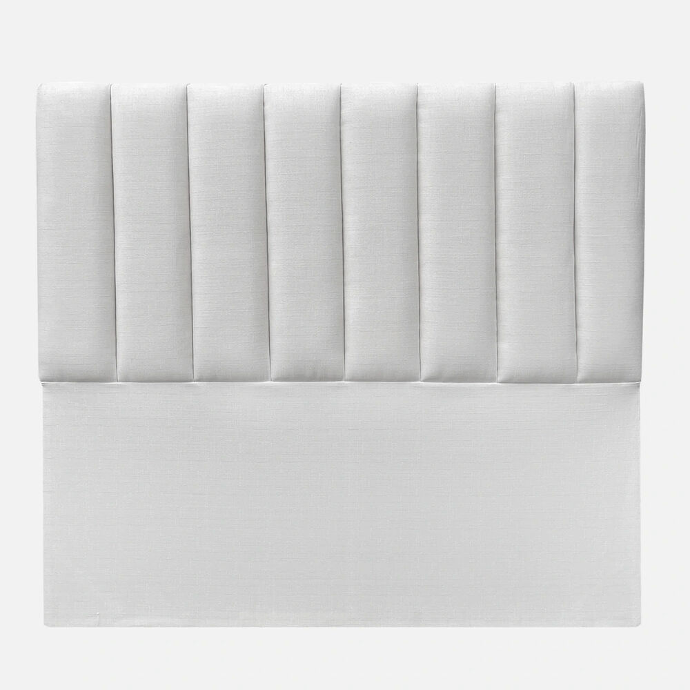 Respaldo De Cama Tubular Vertical Lino Marfíl Super King image number 0.0