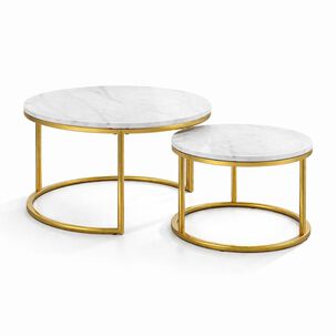 Set 2 Mesas De Centro Nido Dise&ntilde;o Moderno