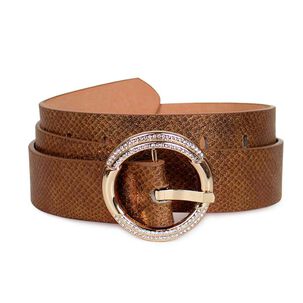 Cinturón Mujer Bari Café Carven