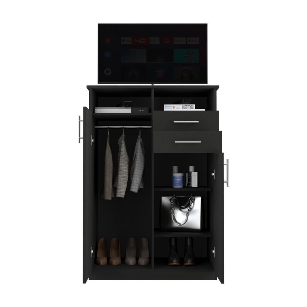 Closet 2 Puertas 2 Cajones Fm-022n - Negro image number 2.0